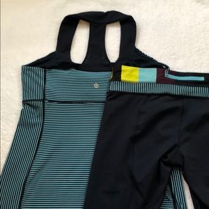 Lululemon athletica Capri and top size 8